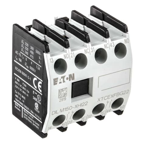 277950 DILM150-XHI22 Eaton | Eaton Auxiliary Contact, 4 Contact, 2NC ...