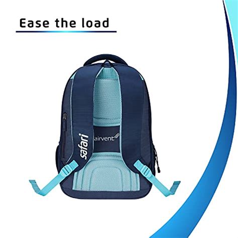Buy Safari Expand Backpack with Laptop Compartment and Rain Cover, Blue ...