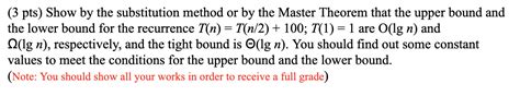 How to Use Algorithmic Substitution Method to Find Lower Bound 的图像结果