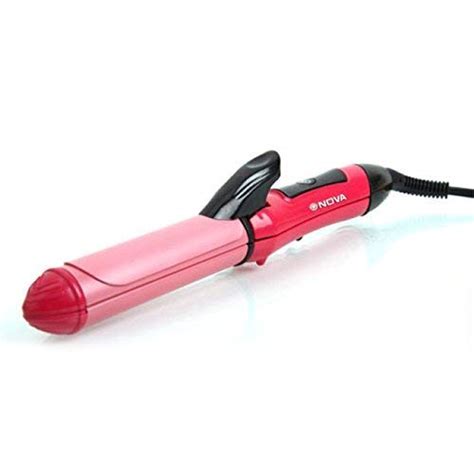 Earmark NHC-2009 2 in 1 HAIR Beauty Set Curler and Straightener (Pink ...