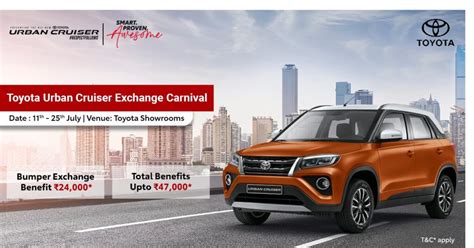 Toyota Urban Cruiser Exchange Carnival At Galaxy Toyota