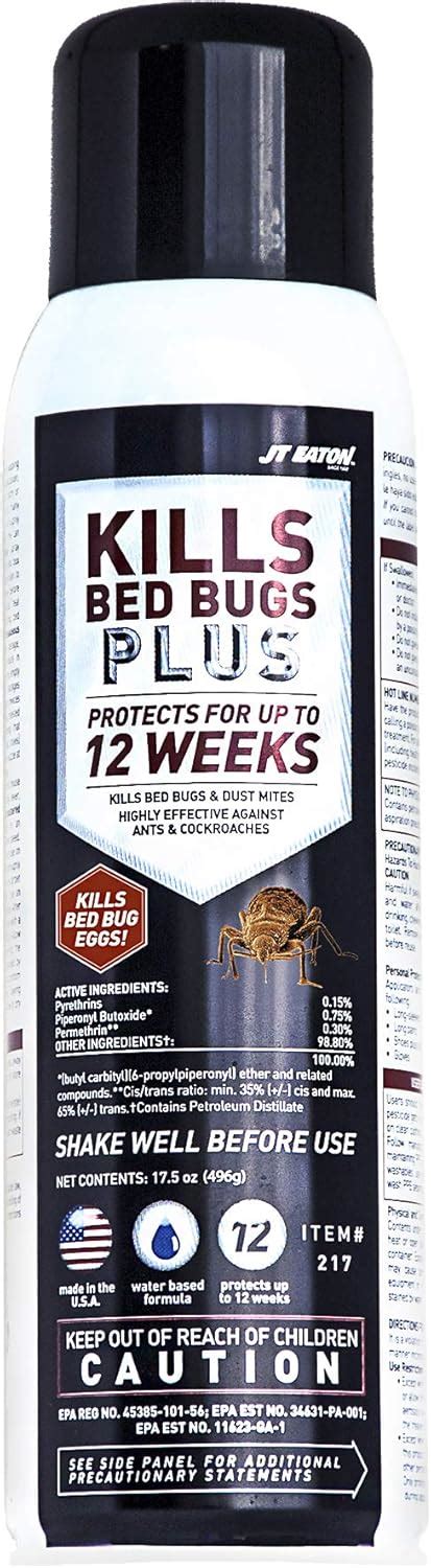 Buy JT Eaton 217 Kills Bed Bugs Plus Aerosol Water Based Insect Spray ...