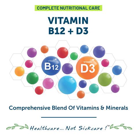 Buy Vitamin B12 and Vitamin D3 Tablets for Bone, Immune, and Cognitive ...