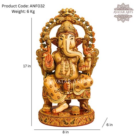 Lord Ganesha Statue in Marble Dust – Avatar Arts
