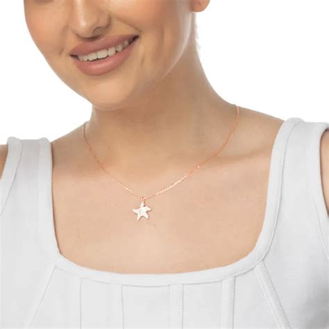 Rose Gold Star Serenity Chain Locket - Touch925 Silver Jewellery