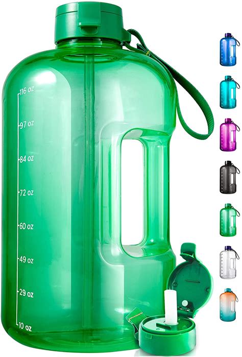 Buy AQUAFIT 1 Gallon Water Bottle with Time Marker - Gallon Water ...