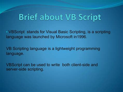 Image result for vbscript