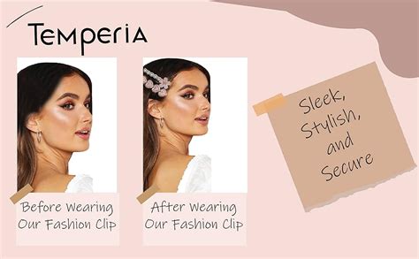TEMPERIA (1 Pack - 5 Clips) Hair Accessories for Women & Girls -Latest ...