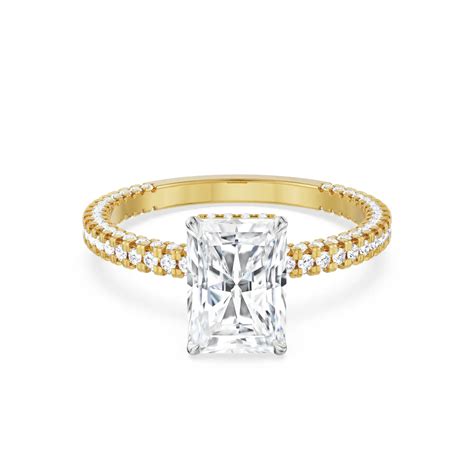Buy Bridal Radiant Lab Grown Diamond Ring Online At Emori