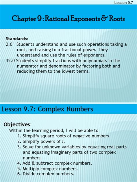 Image result for Video Lesson On Complex Numbers