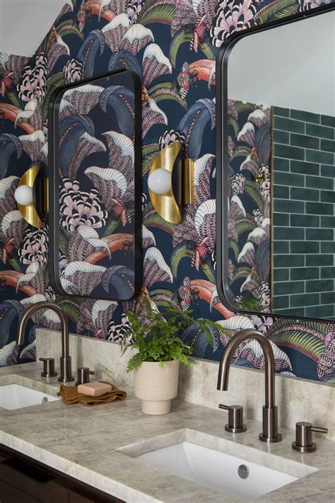 14 Fresh And Unexpected Powder Room Designs