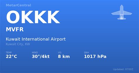 OKKK Weather | VFR - Kuwait International Airport | METAR & TAF