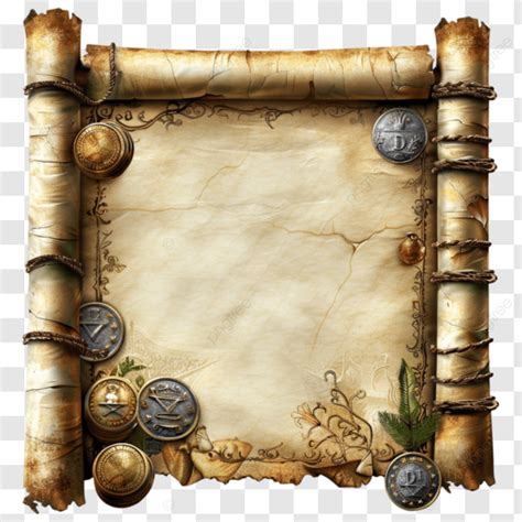 A Medieval Frame, Old World Design, Handcrafted, Ornate Design PNG ...