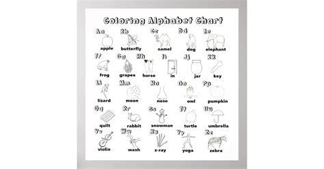 Image result for Alphabet Chart Color