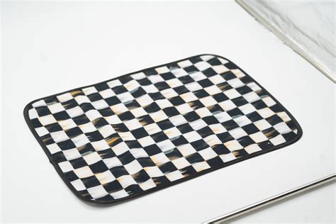 Black And White Checkered Table Placemats at Shirl Wright blog
