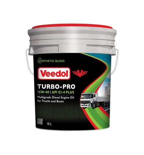 Veedol TURBO-PRO 15W-40 CI-4 PLUS: Superior Diesel Engine Protection