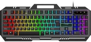 RETRACK V5 Cool Metal wired keyboard Luminous Mechanical Feeling ...
