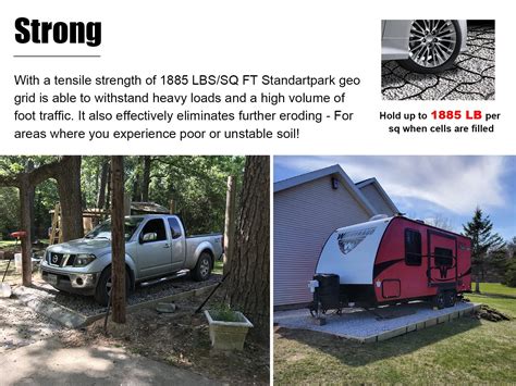 Buy Gravel Ground Grid Stabilizer - 2"/4" Depth Permeable Paver System ...