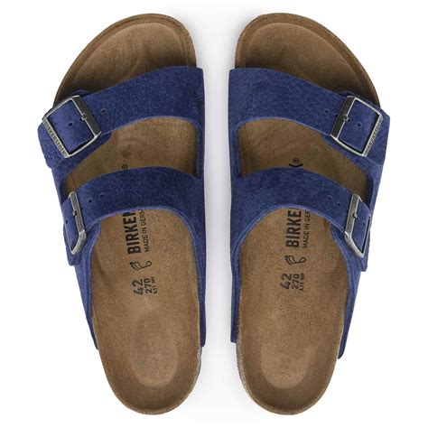 Buy Blue Blue/Desert Buck Indigo Blue Arizona Nubuck Leather Online in ...