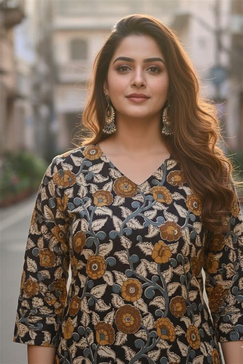 Women's Kalamkari Cotton Kurtis | Inilan Boutique