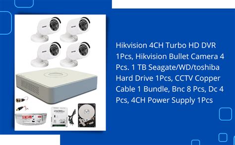 Buy HIKVISION Full HD Cameras Combo KIT Online at Low Prices in India ...