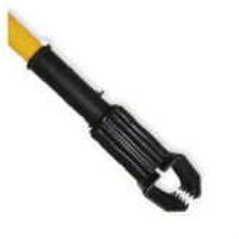 Heavy-Duty Plastic Jaw Floor Mop Handle - Fiberglass Handle