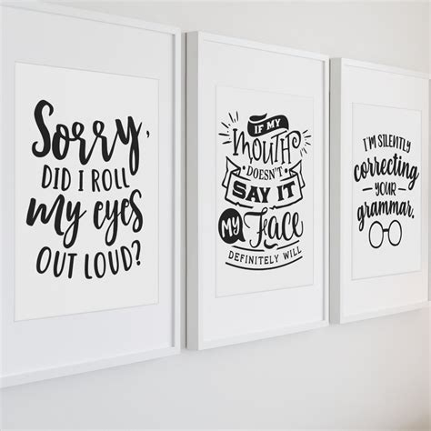 Funny Wall Art at Yolanda Westbrook blog
