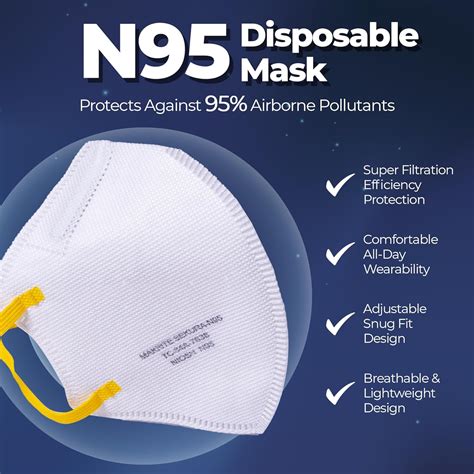 Makrite SEKURA N95 Foldable Particulate Respirator Mask, India | Ubuy