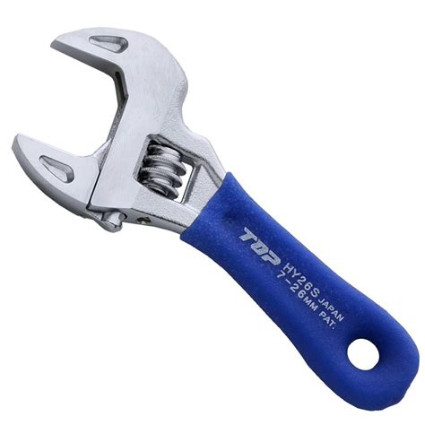 Buy TOP 4 inch Small Stubby Adjustable Wrench Thin and Light Body for ...