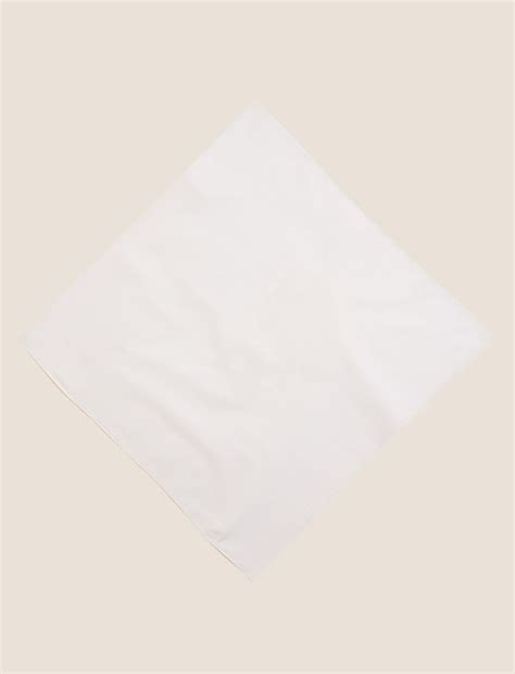 Buy 5pk Pure Cotton Handkerchiefs at Marks & Spencer