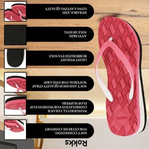 ROKKS Women Women's Premium Slippers | Lightweight, Washable ...