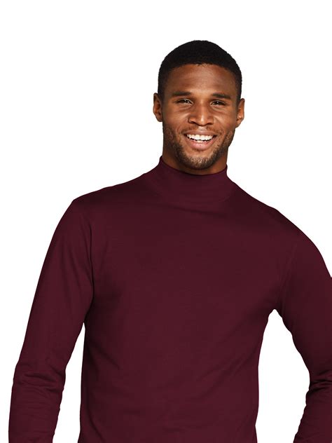 Lands' End Men's Super-T Mock Turtleneck - Walmart.com