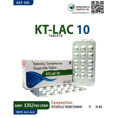 KT-LAC 10 Tablets Human Biolife India Pvt. Ltd.