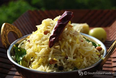 Gooseberry rice | Nellikai sadam-How to make-Step by step photos & video