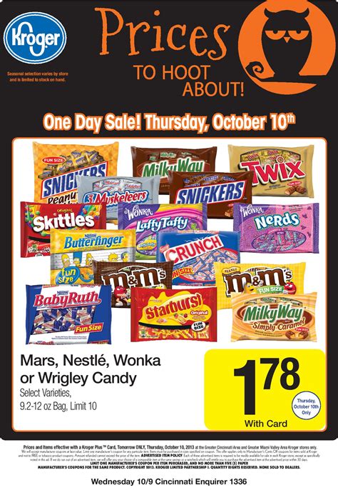 Kroger Halloween Candy Sale THIS THURSDAY | Take 10 With Tricia