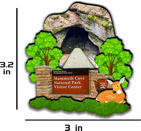 Buy Mammoth Cave National Park Kentucky USA Refrigerator Magnets 3D ...