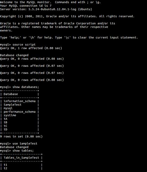 Image result for MySQL Script