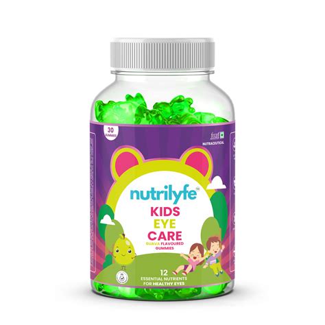 Nutrilyfe Kids Eye Care Guava Flavoured Gummies