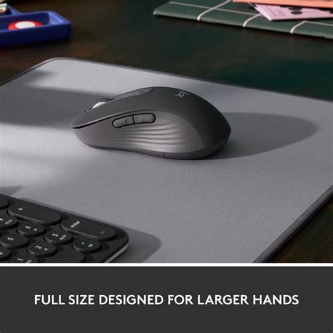 Logitech Signature M650 L Full Size Wireless Mouse Black