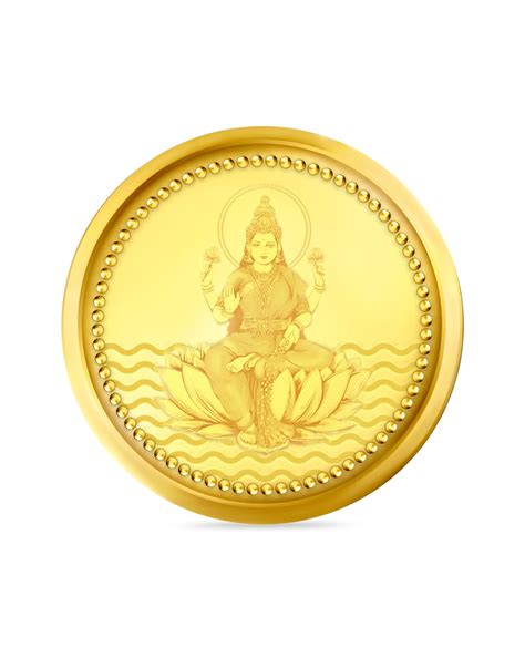 Bhima Jewels BIS Hallmark 22K Lakshmi Gold Coin 8 g : Amazon.in: Jewellery