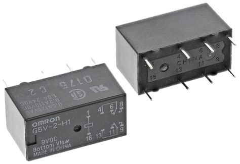 G5V-2-H1 9DC Omron | Omron PCB Mount Signal Relay, 9V dc Coil, 1A ...