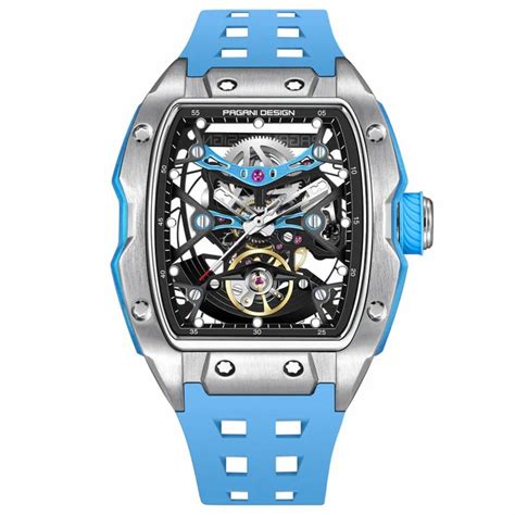 Pagani Design PD-YS018 Tonneau Mechanical Watch Men's 42MM 50M Waterpr ...