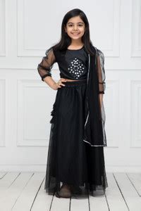 NEUDIS Girls Lehenga Choli Party Wear Embellished Lehenga, Choli and ...
