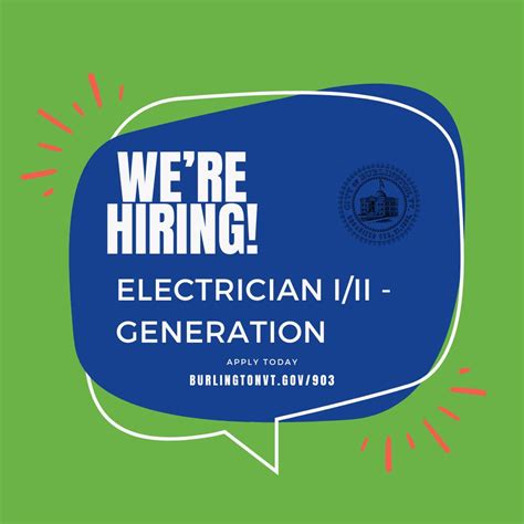 City of Burlington, Vermont on LinkedIn: #btv #hiring #vt #jobs #greatplacetowork #itselectric