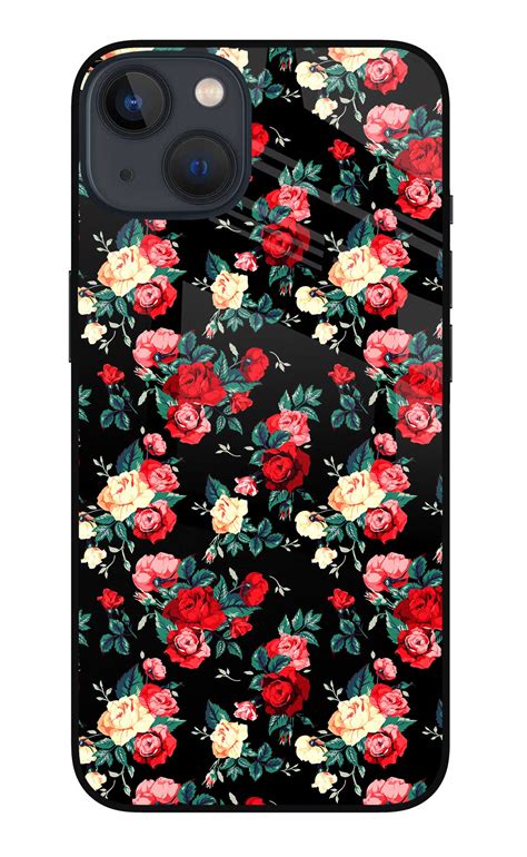 Save Big: Get the Rose Pattern iPhone 13 Back Cover - Shop Now – Casekaro
