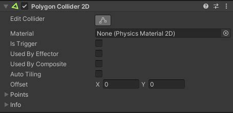 Unity Polygon Collider 2D 的图像结果