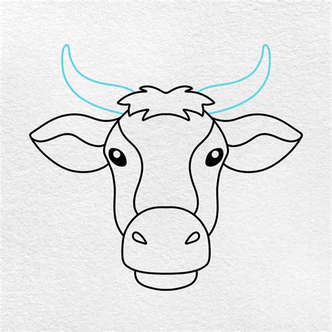 Pin by Jodi Park on Cow canvas in 2025 | Cow drawing, Face drawing ...