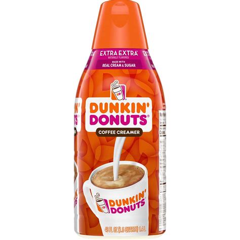 Amazon.com: Dunkin' Donuts Extra Extra Coffee Creamer 48 oz. A1 ...