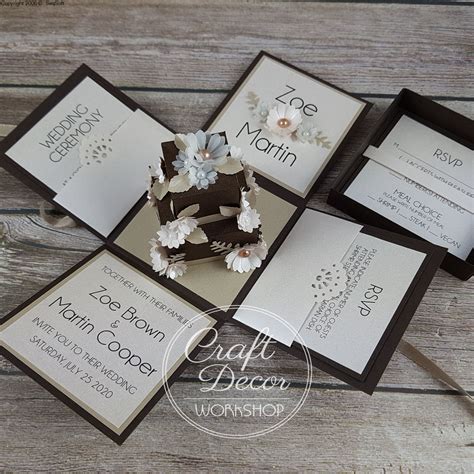 Image result for Exploding Invitation Box