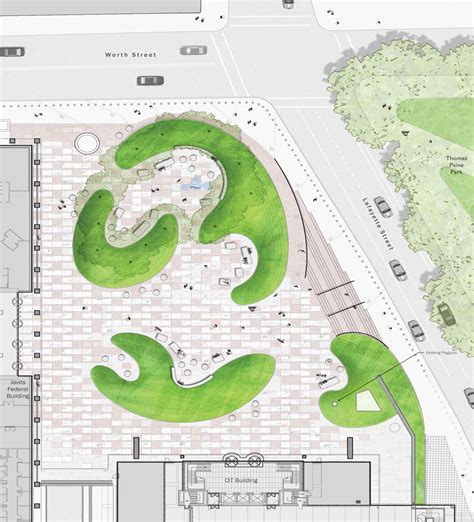 Jacob K. Javits Federal Building Plaza by Michael van Valkenburgh ...